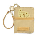 Bi-fold pass case Hyokkori emblem Pikachu