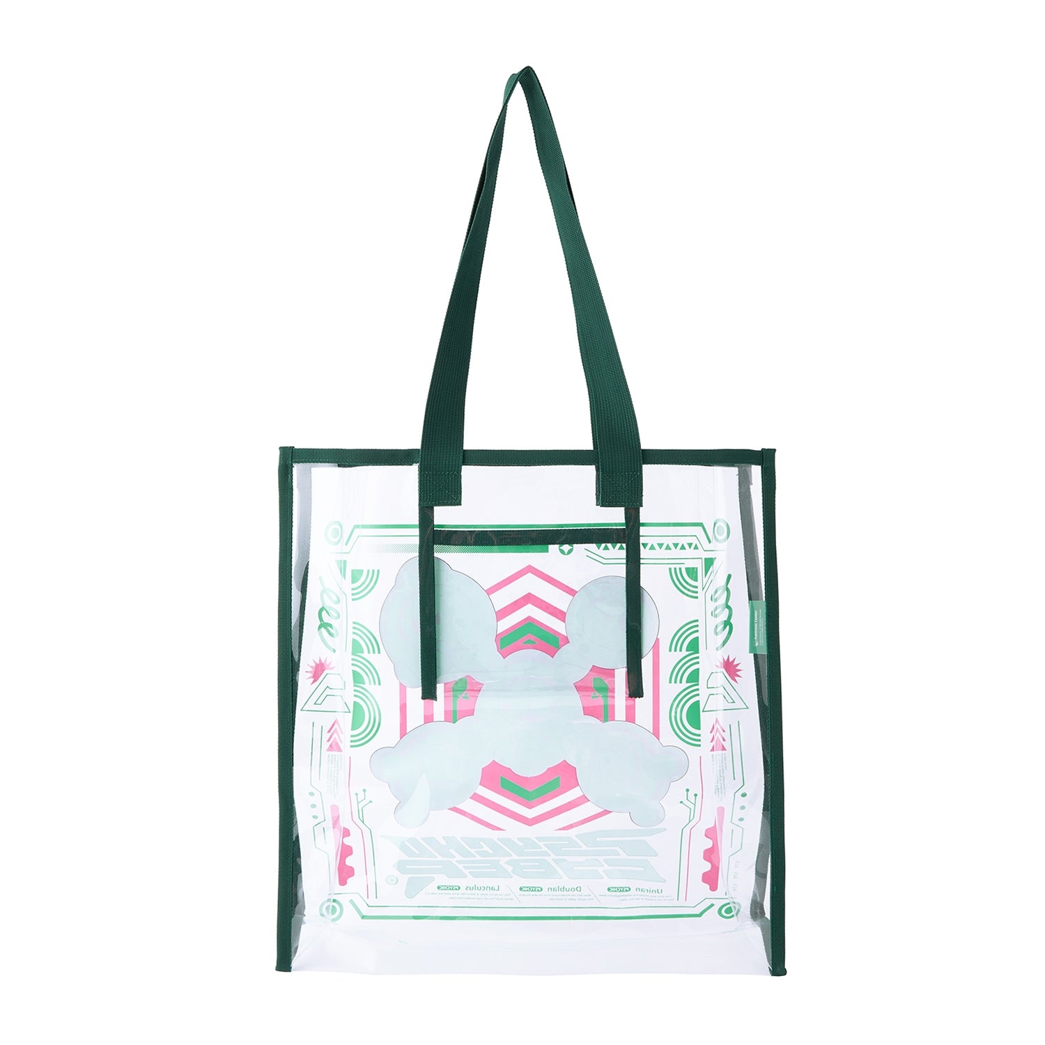 Clear tote bag PSYCHO CYBER Unilan Dubran Runcruz