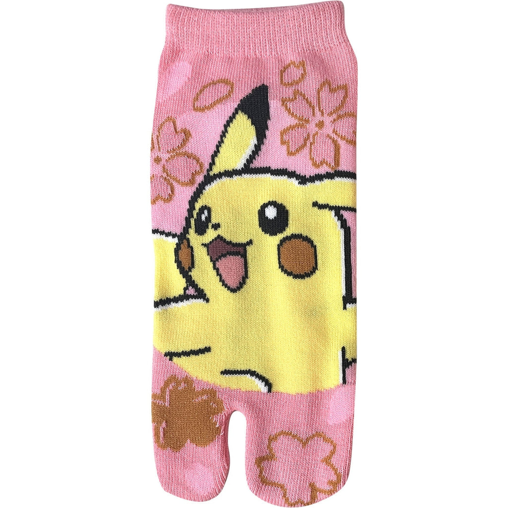 Tabi socks Pikachu flower flyer ladies (23-25cm)