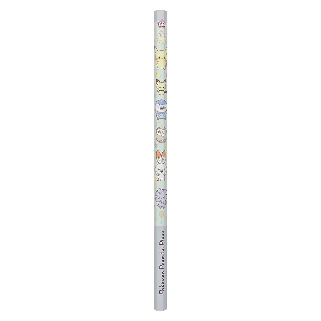Official Pokemon Center Japan licensed Kakikata Pencil 6B 4 Pack Poke Piece collectible item from Japan