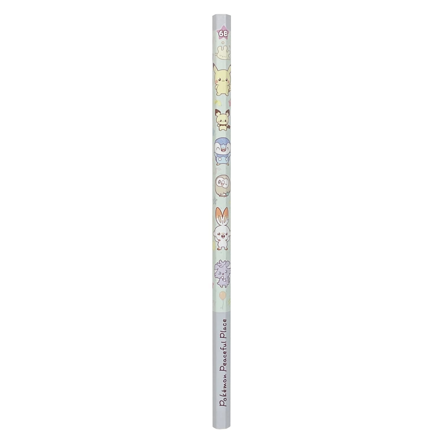 Official Pokemon Center Japan licensed Kakikata Pencil 6B 4 Pack Poke Piece collectible item from Japan
