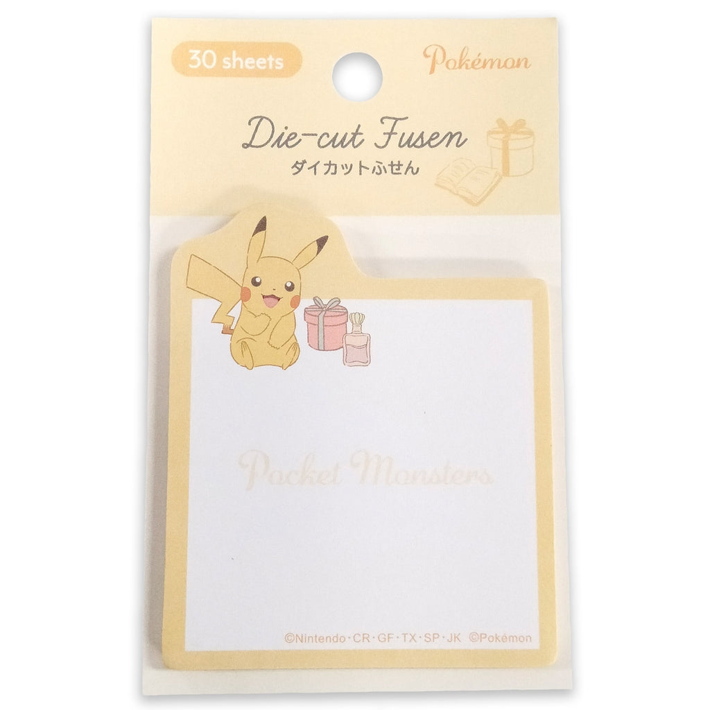 Pikachu Die-cut Sticky Notes from Japan, featuring Electric-type Pokemon