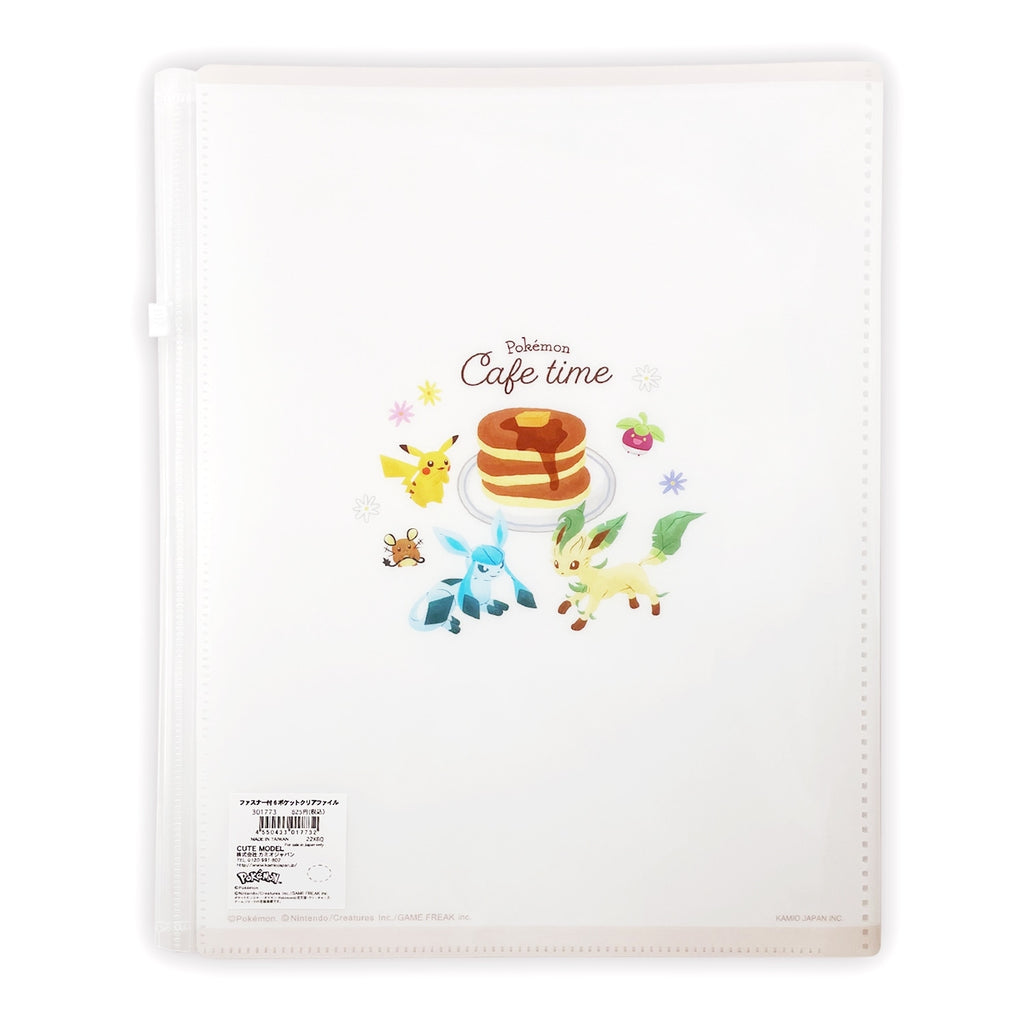 Authentic Japanese Pokemon File Holder, CAFE TIME character design, shipped from Japan