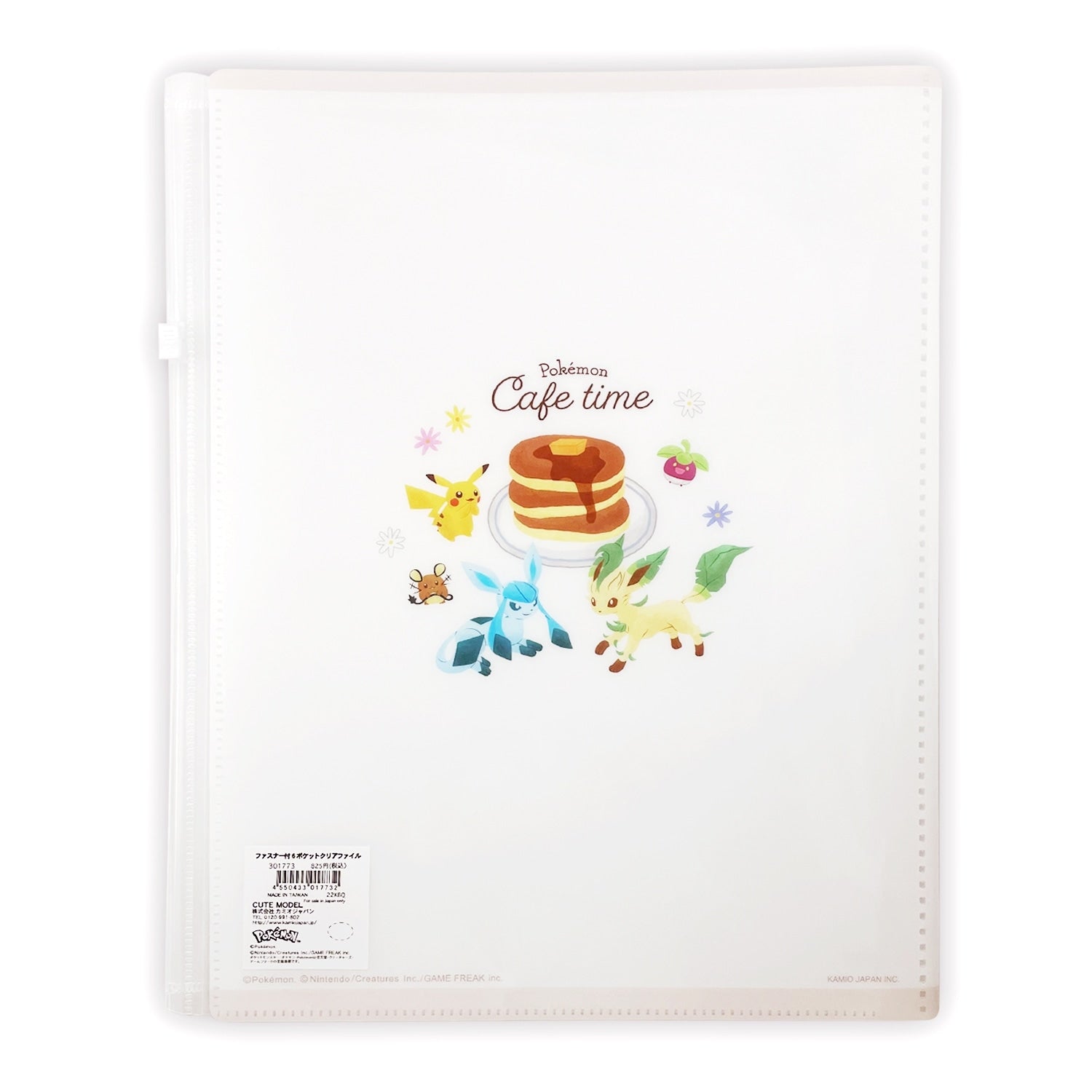 Authentic Japanese Pokemon File Holder, CAFE TIME character design, shipped from Japan