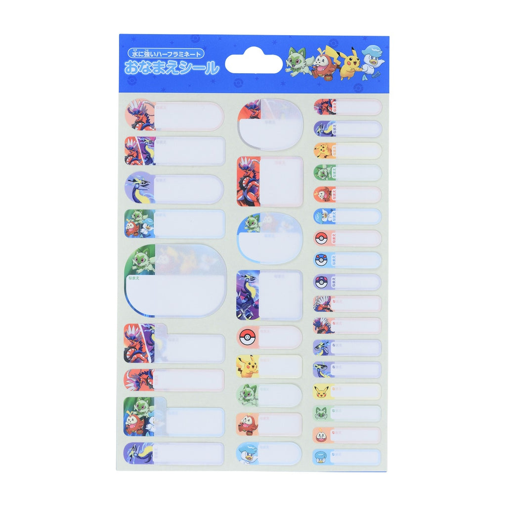 Pokemon Name Sticker NEW ADVENTURE from Japan, featuring colorful adventure design