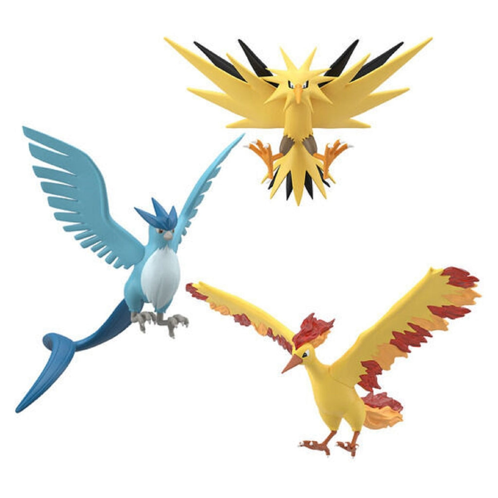 Moltres Pokemon Scale World figure with fire details from Japan