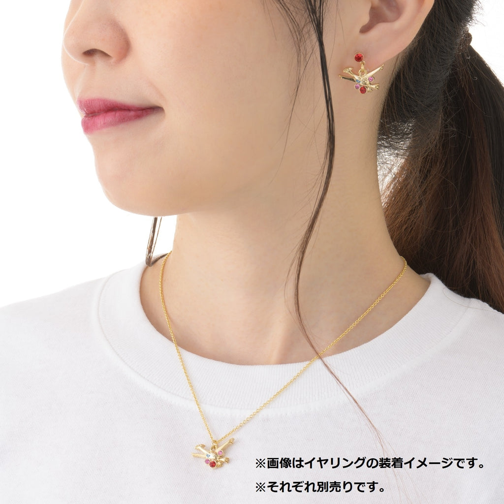Back of Latias earrings with Pokémon logo, authentic Japanese product