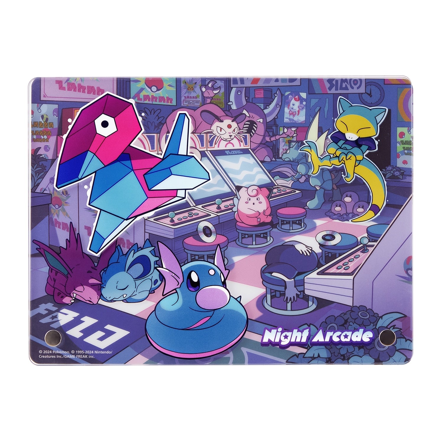 Close-up of Pokemon Acrylic Stand, officially licensed by Pokemon Center Japan