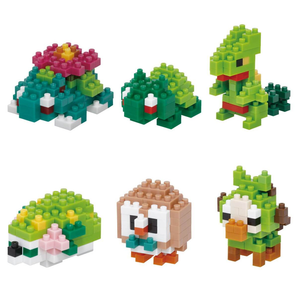 Nanoblock Mini Nano Pocket Monster Grass Type BOX