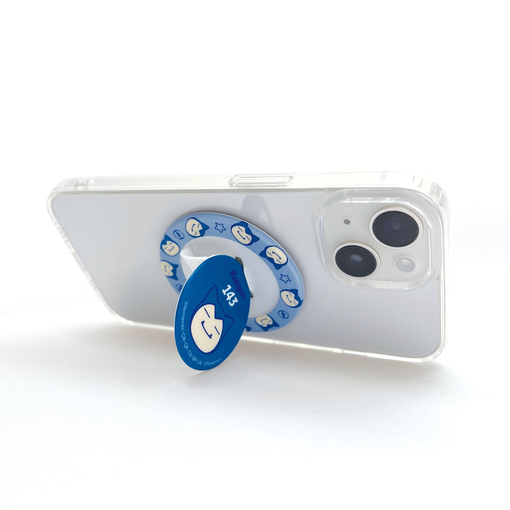 Close-up of Snorlax phone grip, detailed design from Japan