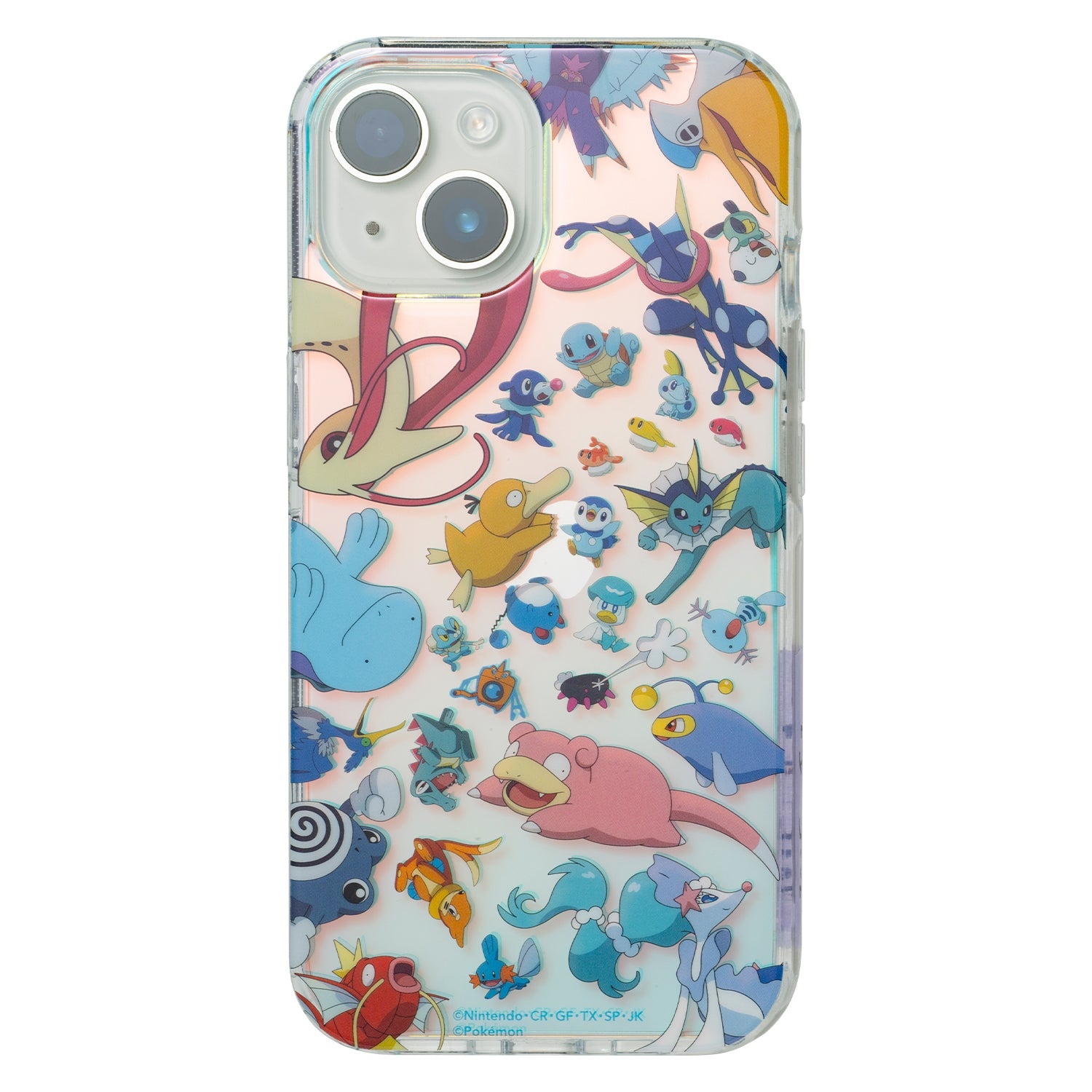 Pokemon HIGHER hybrid case with water type design from Japan
