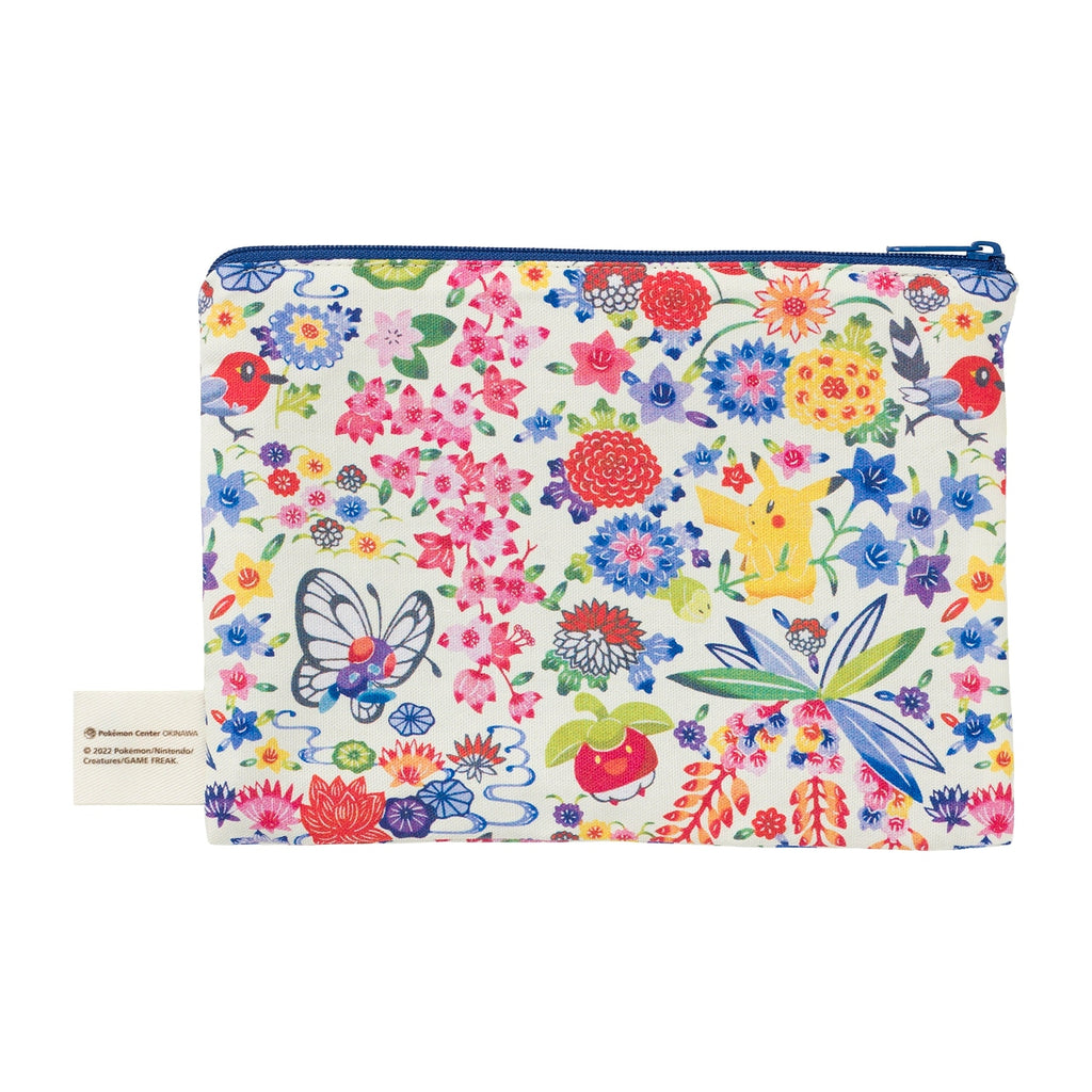 Flat pouch Pokemon Center Okinawa Bingata design