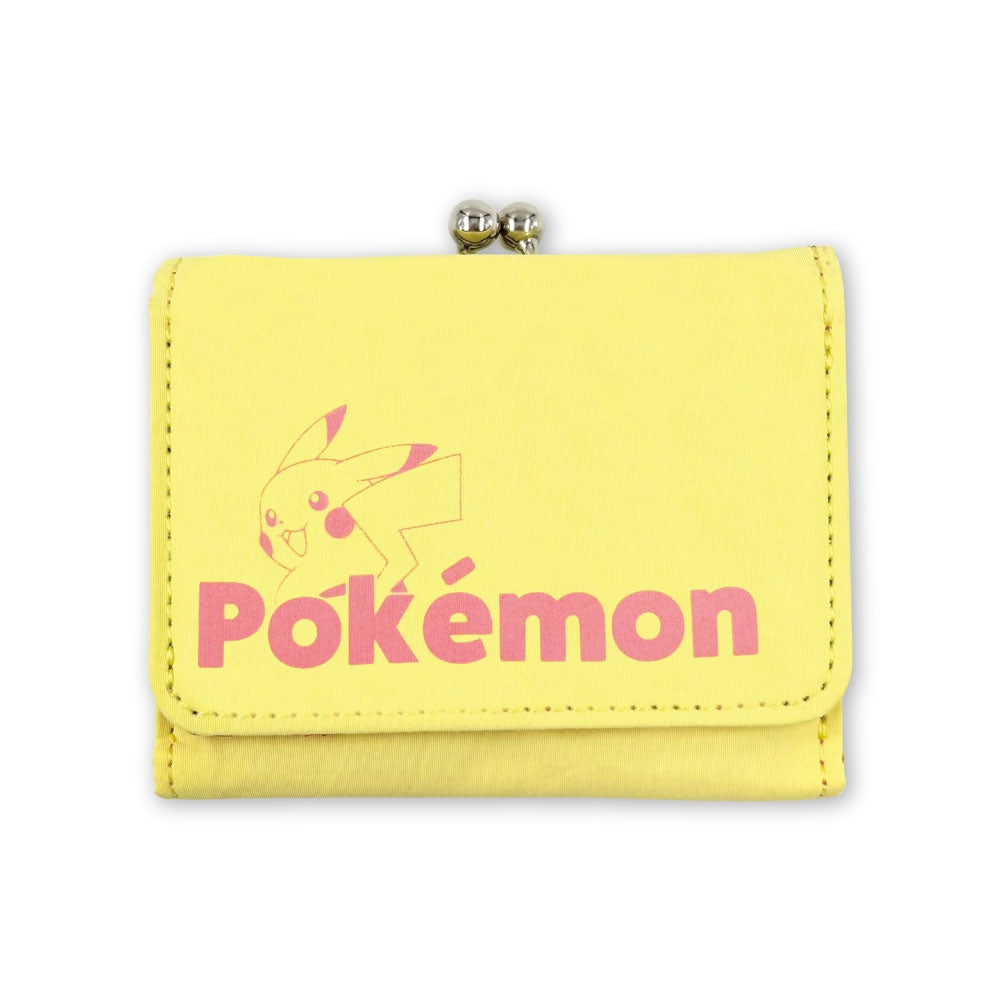 Tri-fold wallet color logo Pikachu
