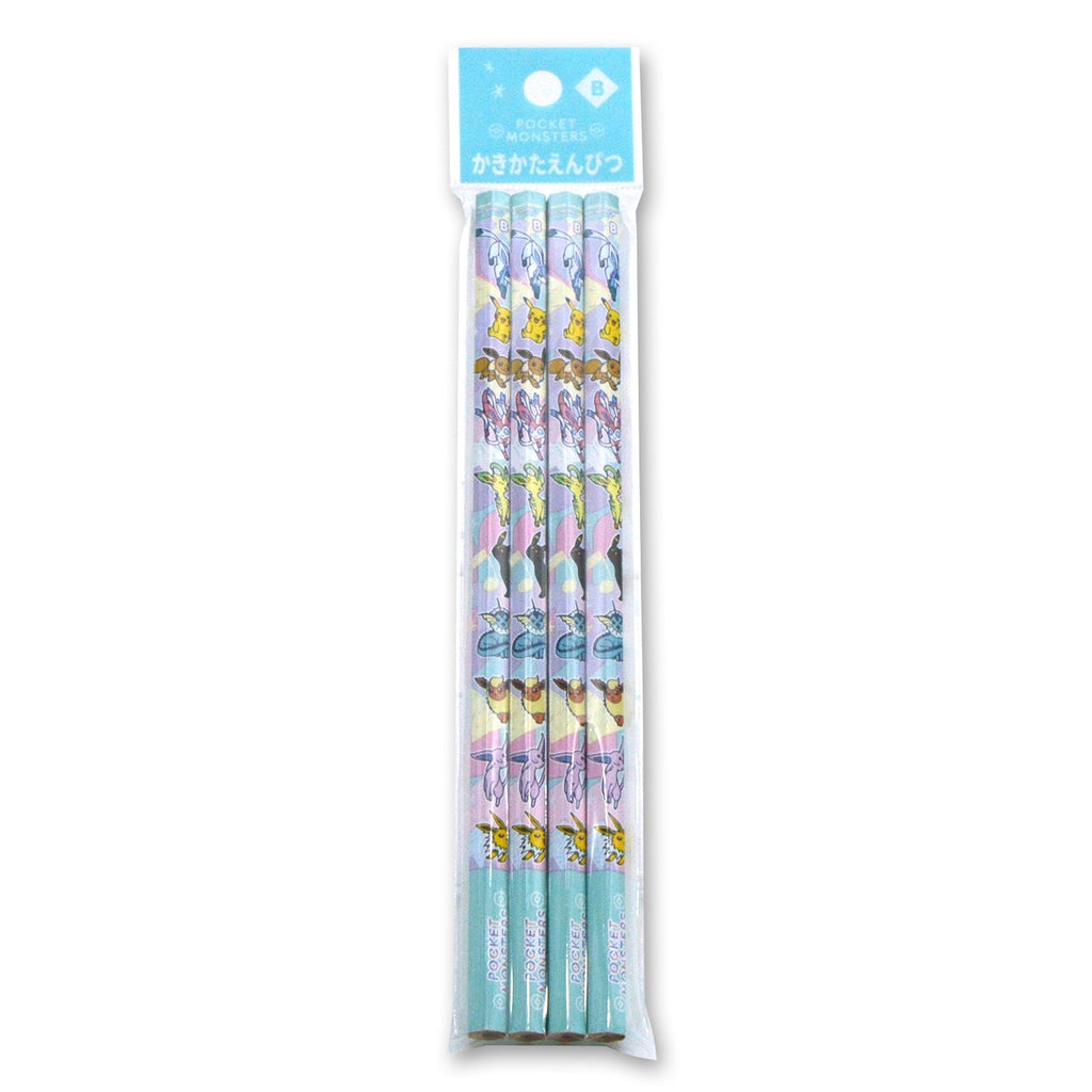 Kakikata Pencil B 4 pack pastel flakes Charmander design from Japan