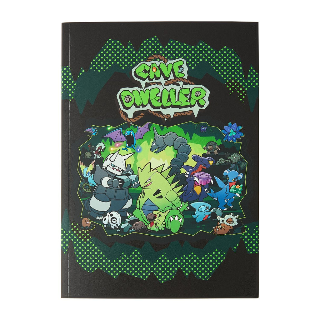 Pokemon Note Cave Dweller notebook with unique cover art from Japan