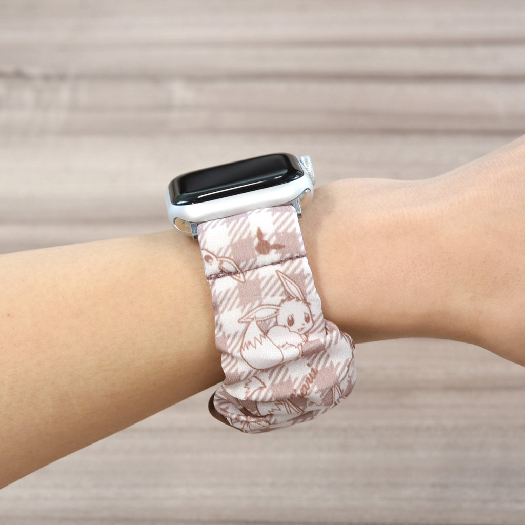 Apple Watch 42/41/40/38mm compatible scrunchie band Eevee