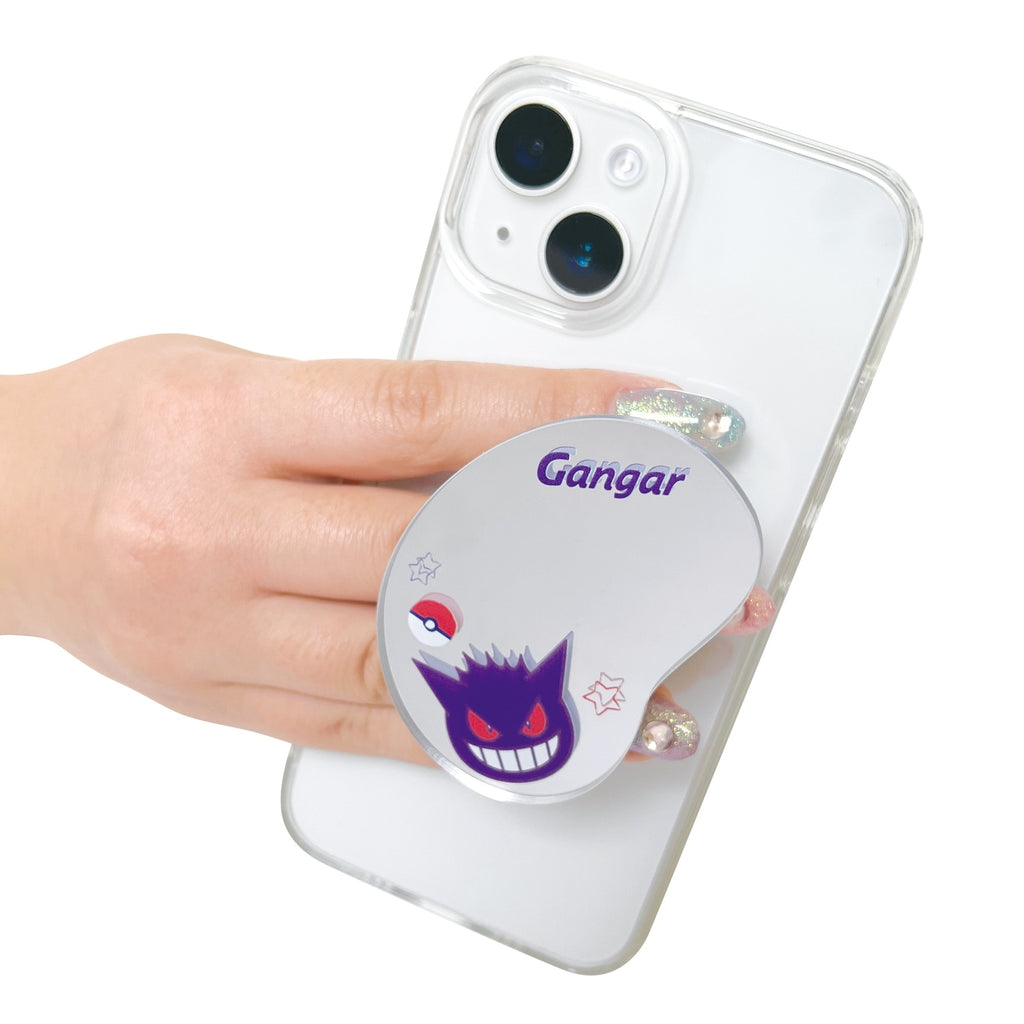 Smartphone grip with mirror Gengar
