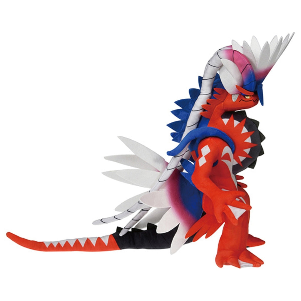 Koraidon plushie with detailed texture, made in Japan
