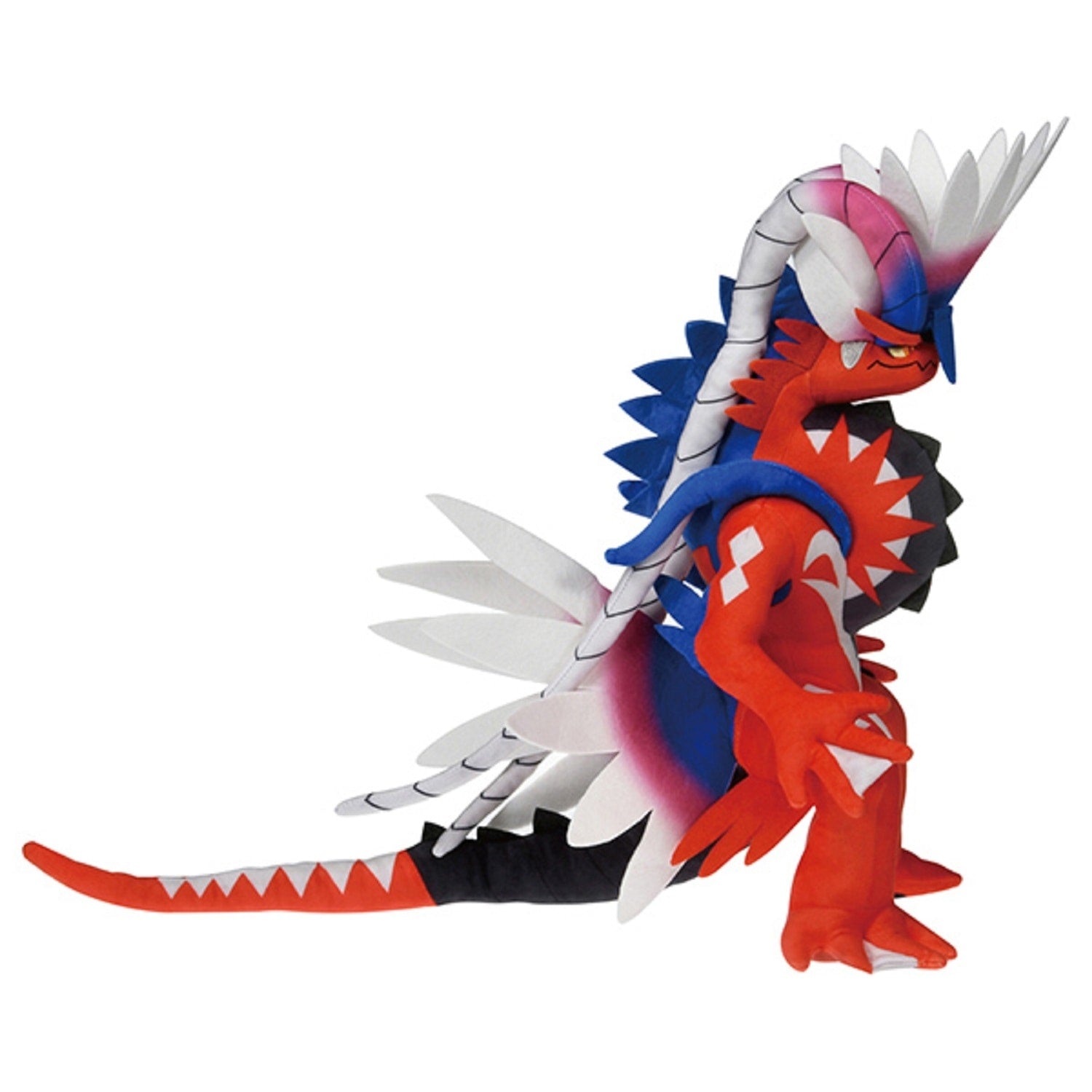 Koraidon plushie with detailed texture, made in Japan