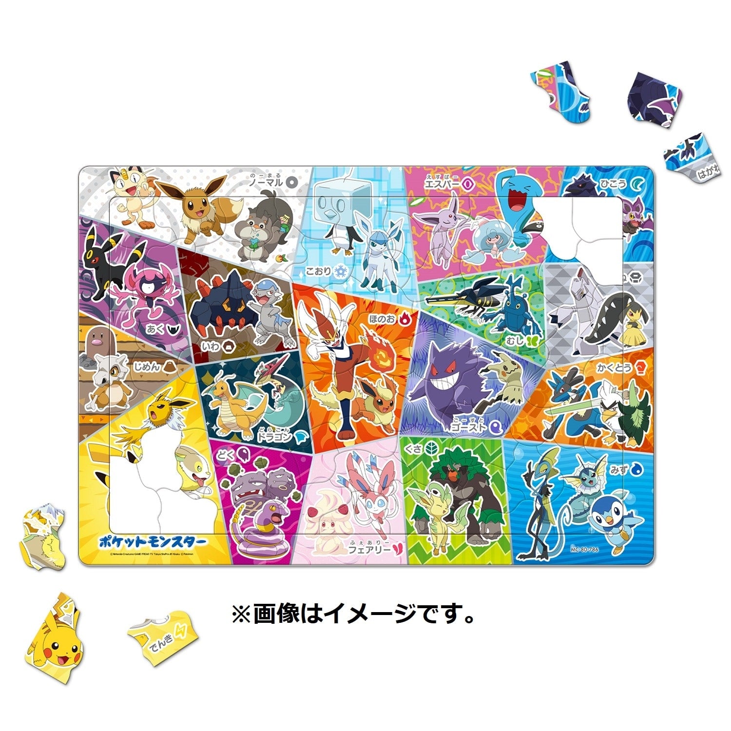 Pokemon Child Puzzle 80P from Japan with rare collectible packaging and details