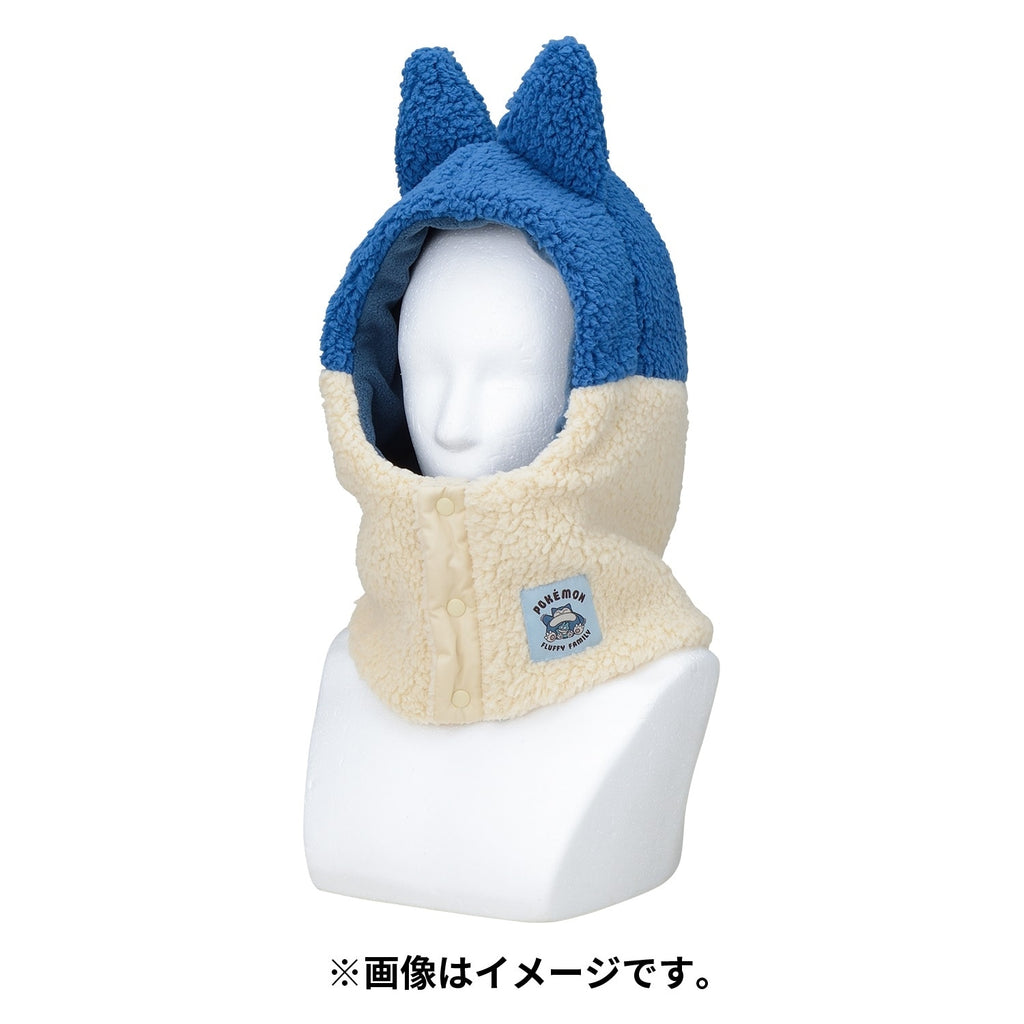 Japanese Pokémon collectible, Fluffy Family Neck Warmer Gombe KIDS, official Pokémon Center product