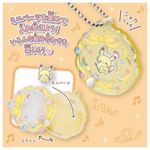 Officially licensed Pokemon acrylic charm from Japan, highlighting vibrant colors and textures