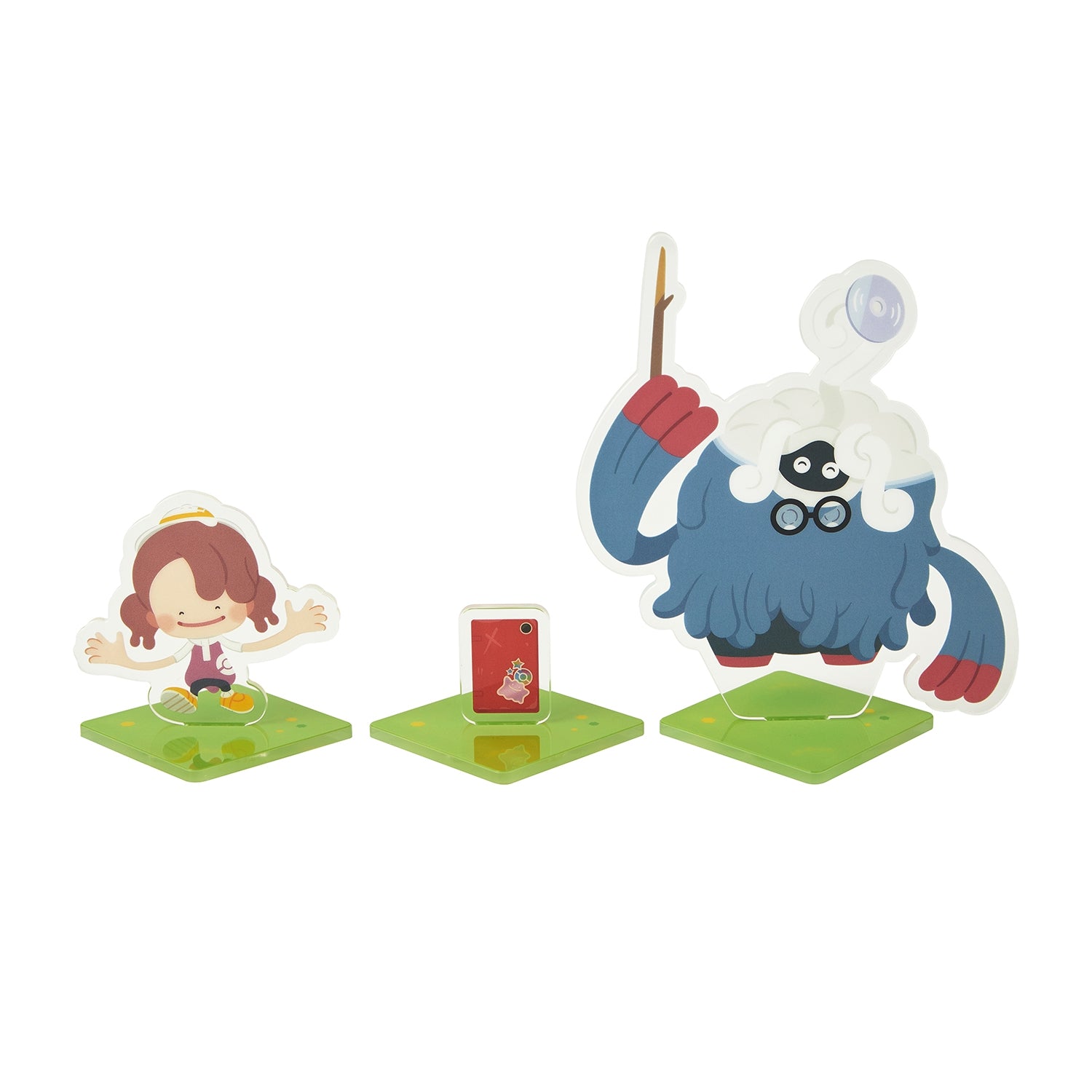 Pokoa Pokemon Acrylic Stand from Japan, highlighting Pikachu's cute facial expression and electric powers