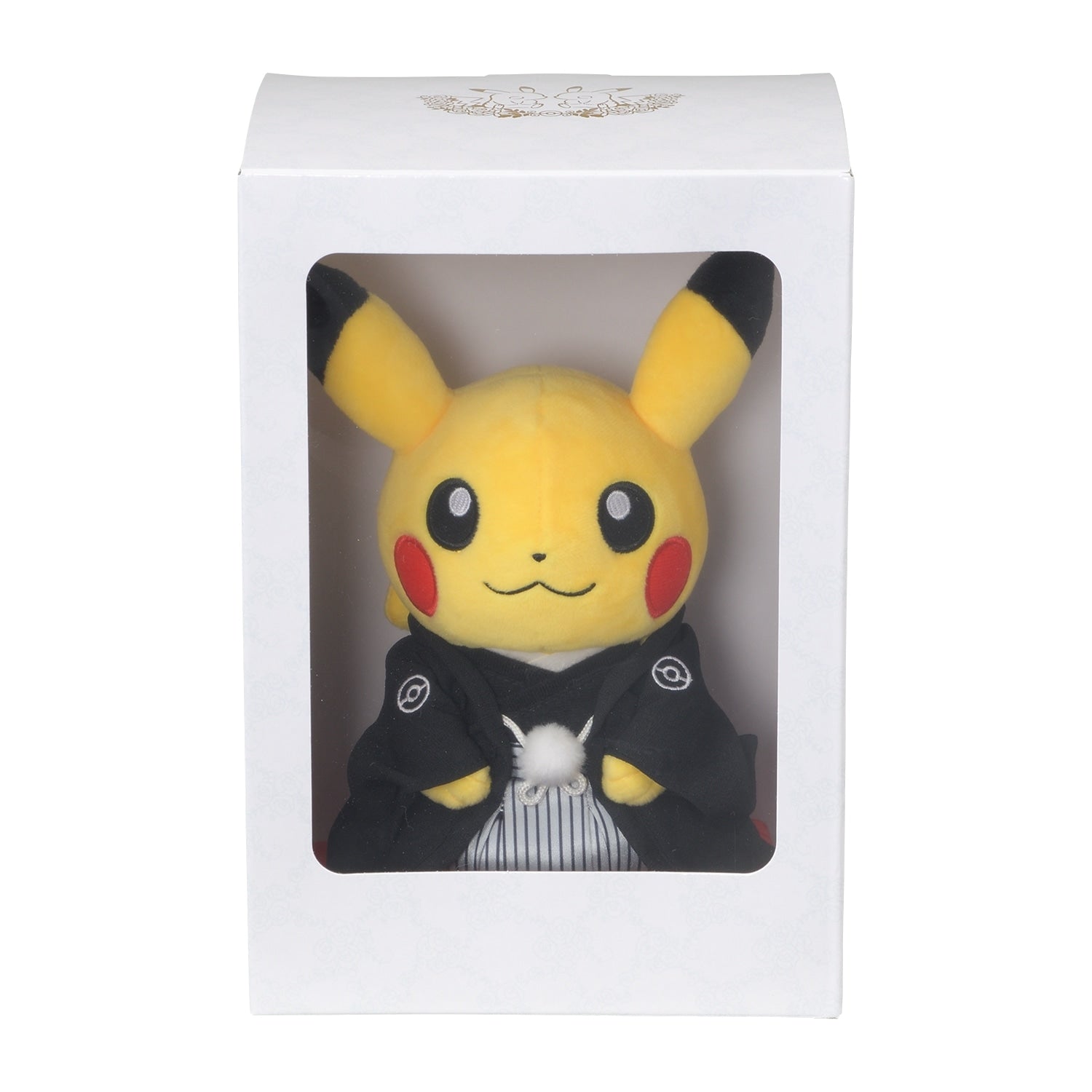 Japanese Pikachu plush toy, back view from Japan, high quality material