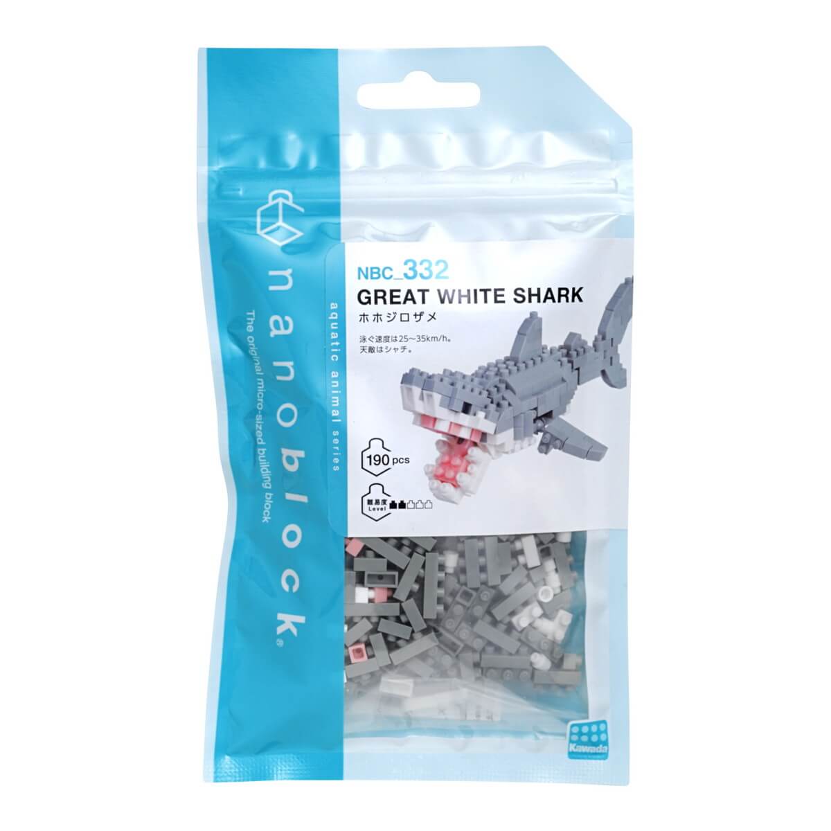 nanoblock great white shark