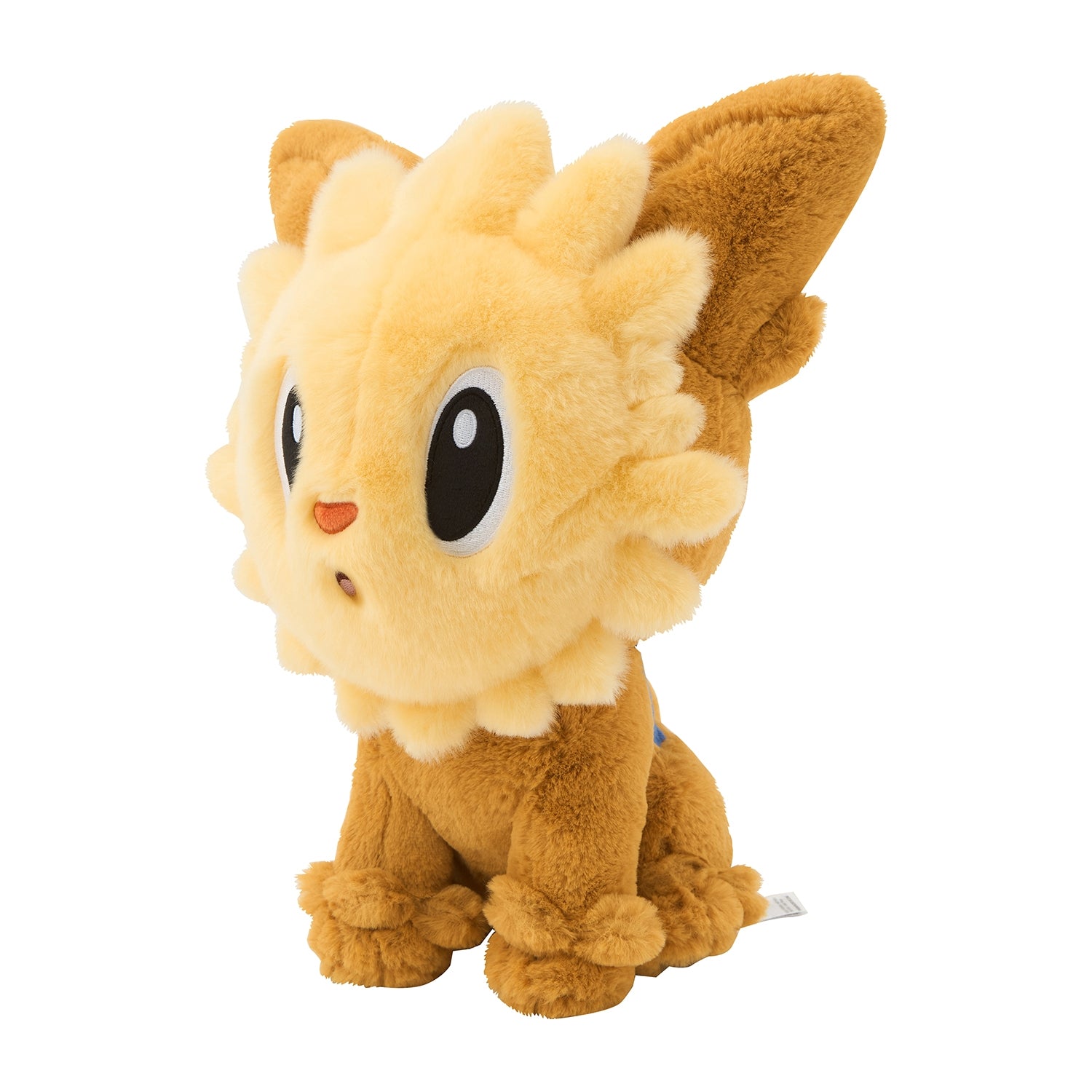 Yotery Pokemon plushie sitting pose with detailed stitching from Japan