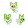 Official Pokemon Center Japan Sprigatito mobile sticker with grass cat design from Japan