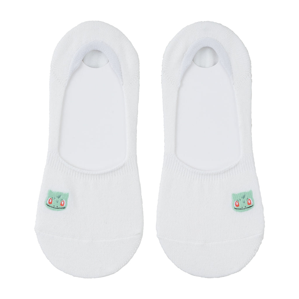 [Choose] Cover socks One point plain Bulbasaur WT (25-27cm)