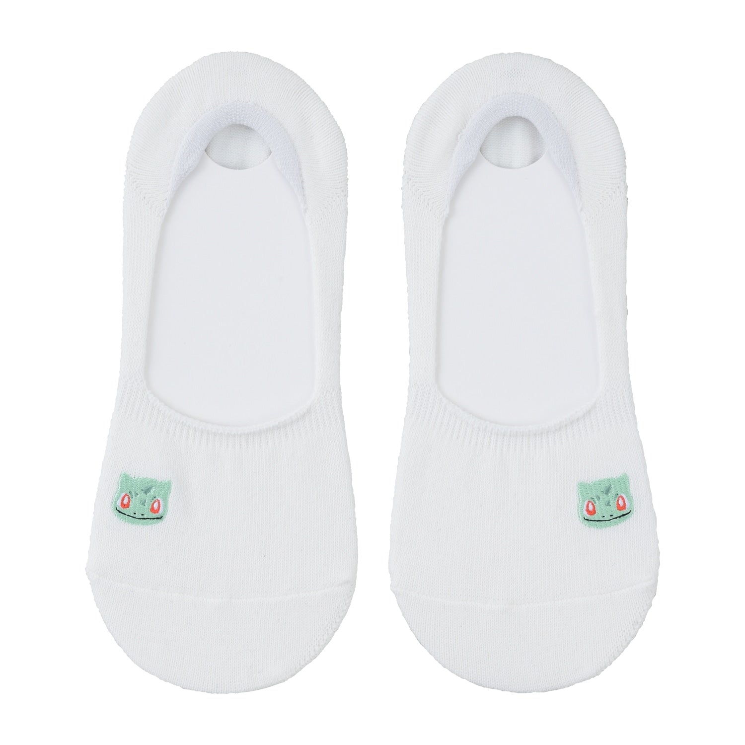 [Choose] Cover socks One point plain Bulbasaur WT (25-27cm)