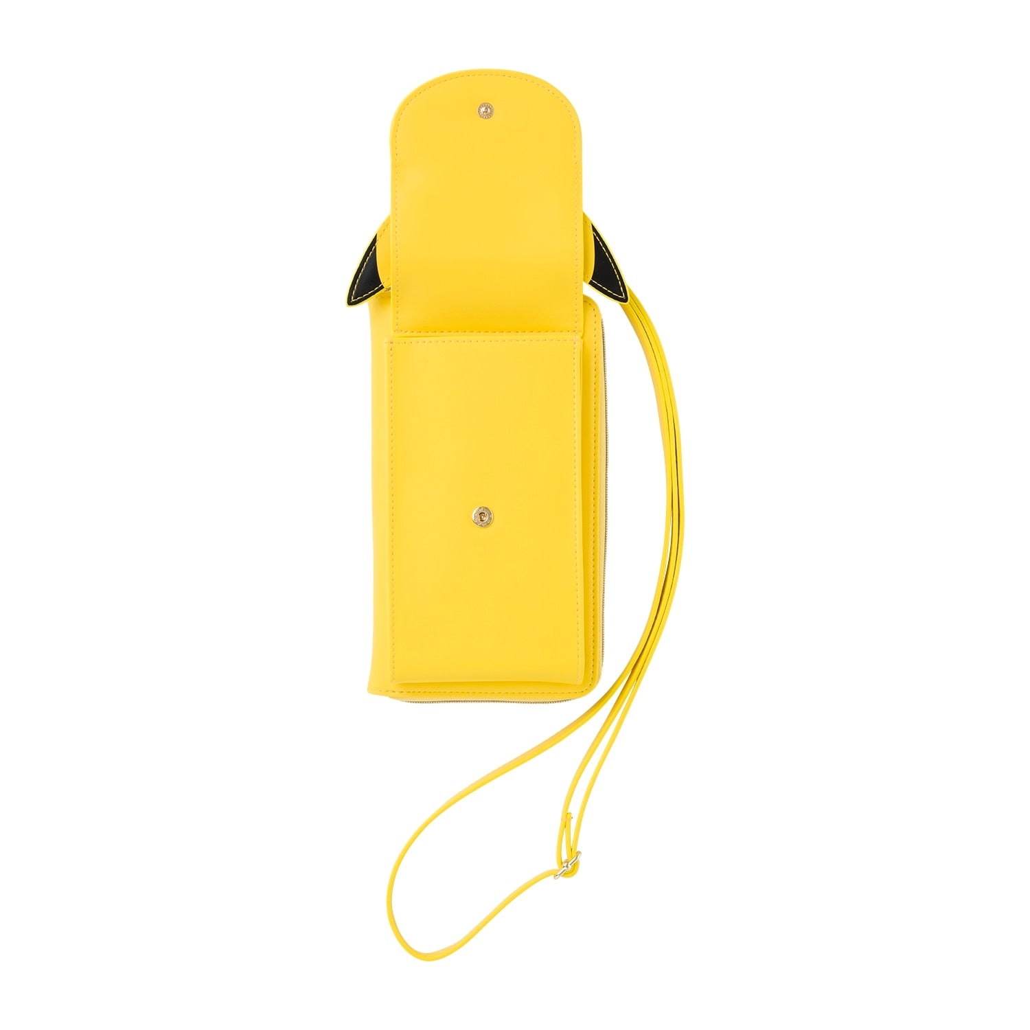 Pikachu smartphone wallet with card slots and cash compartment, Japanese anime style