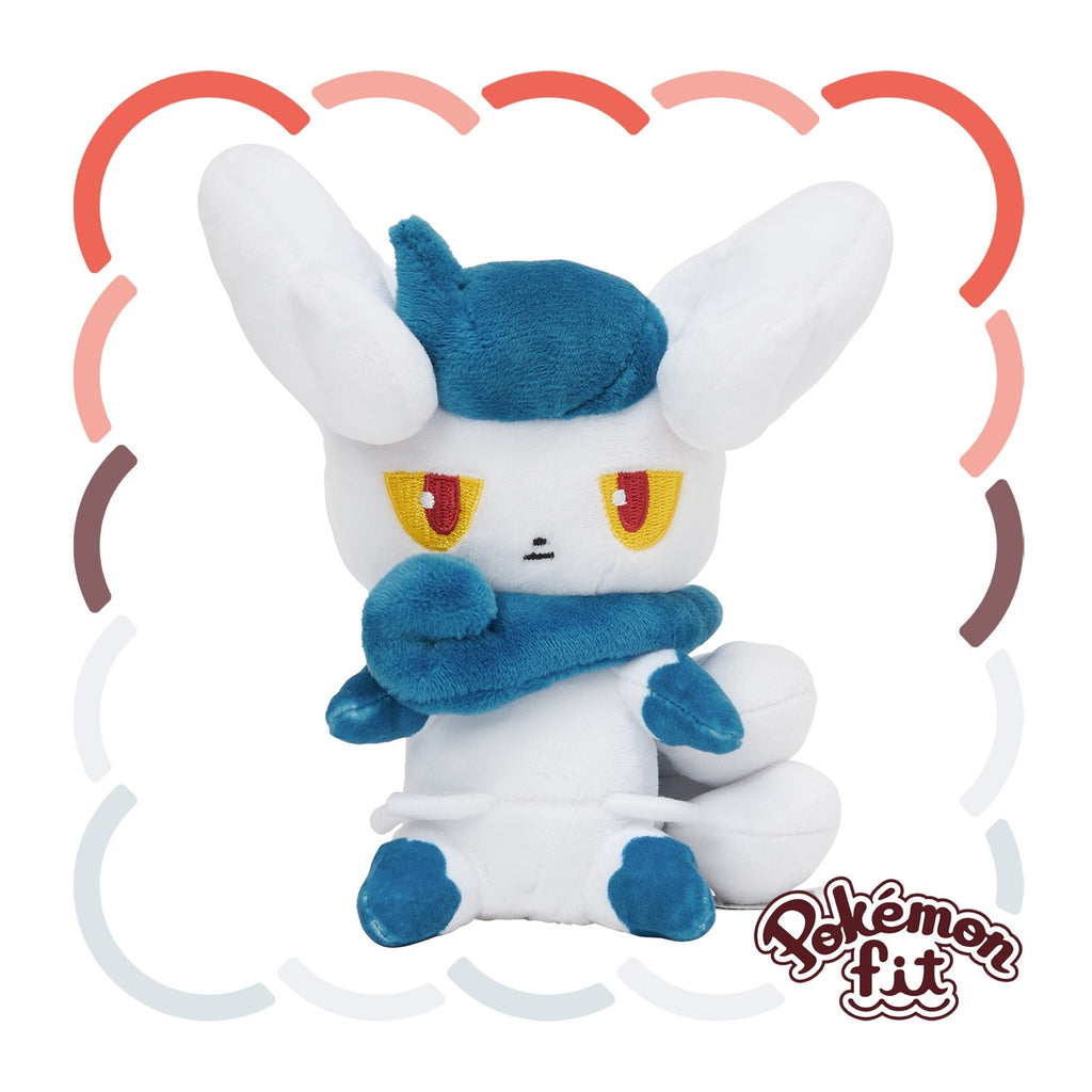 Meownyx Pokémon plush from Japan, cute female form with pink details