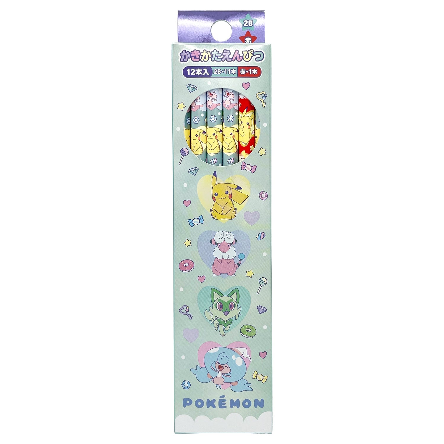 Kakikata Pencil 2B Silver Scroll, a collectible pencil with a silver scroll design from Japan