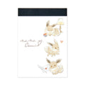 Eevee mini memo with cute artwork from Japan