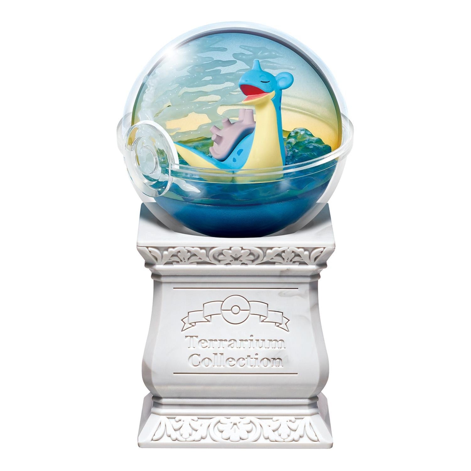 Japanese Pokemon Terrarium collector box with beautifully crafted figurine