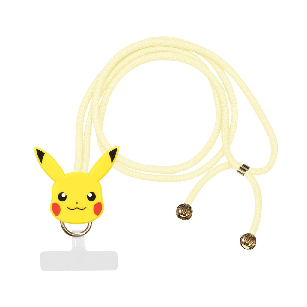 Pikachu Mascot Strap with detailed design from Japan