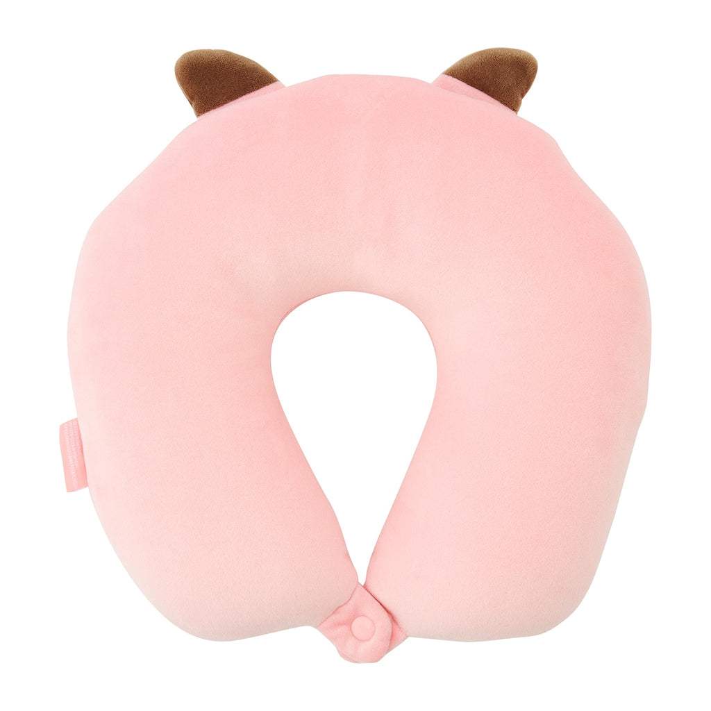 Japanese collectible Clefairy neck pillow with pastel colors