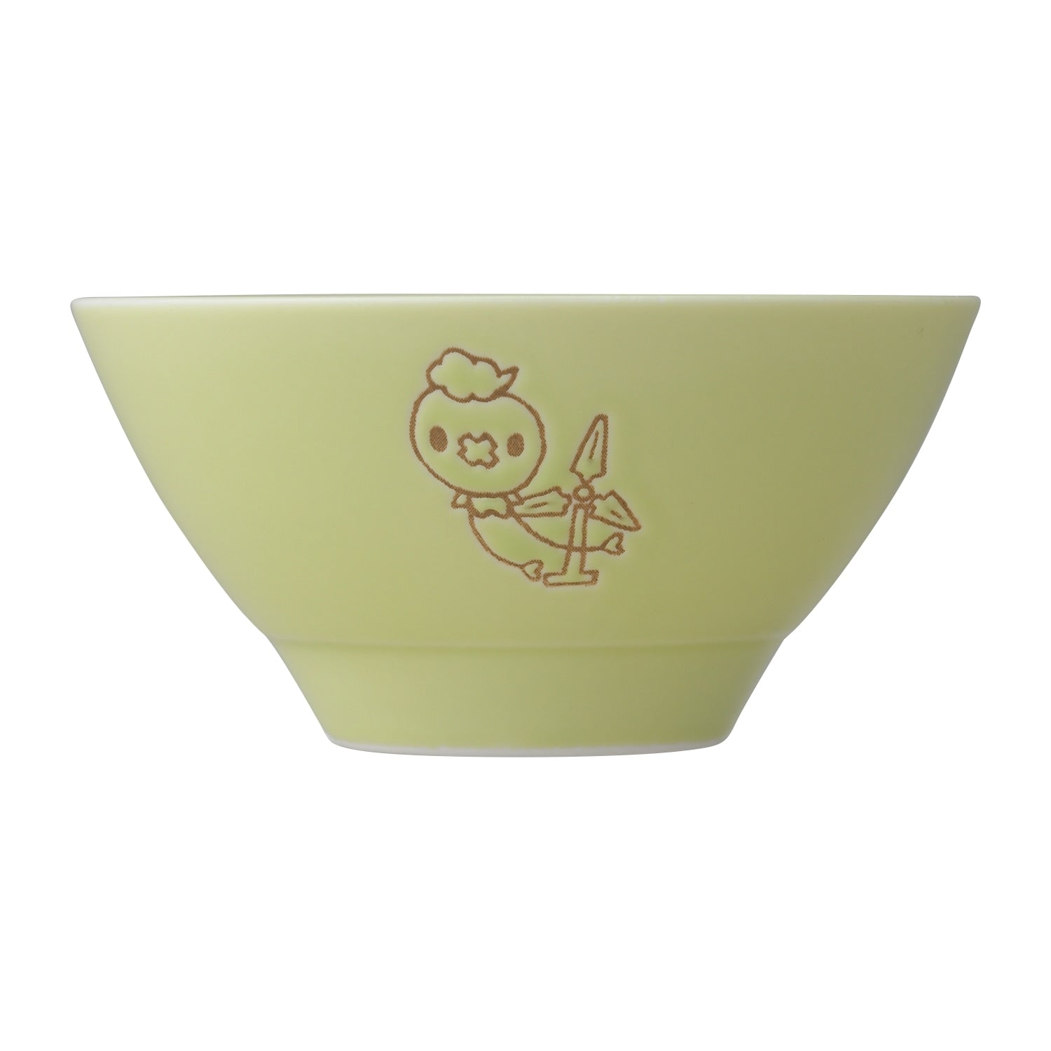 Tea bowl with memories green