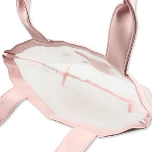 Mesh mini tote bag pastel Nymphia