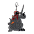 Kyodai Max Sekitanzan metal charm, Coalossal figurine with rock and fire details, from Japan