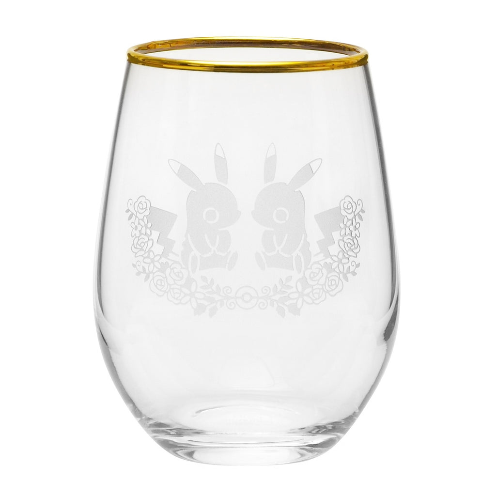 Pair glass set in wooden box Pokémon Garden Wedding