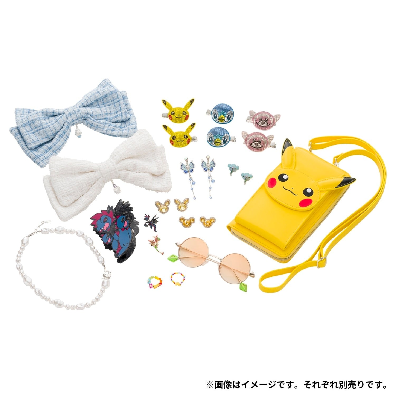 Pokémon accessory from Japan, 25NICOLE Necklace Dugong with adjustable chain