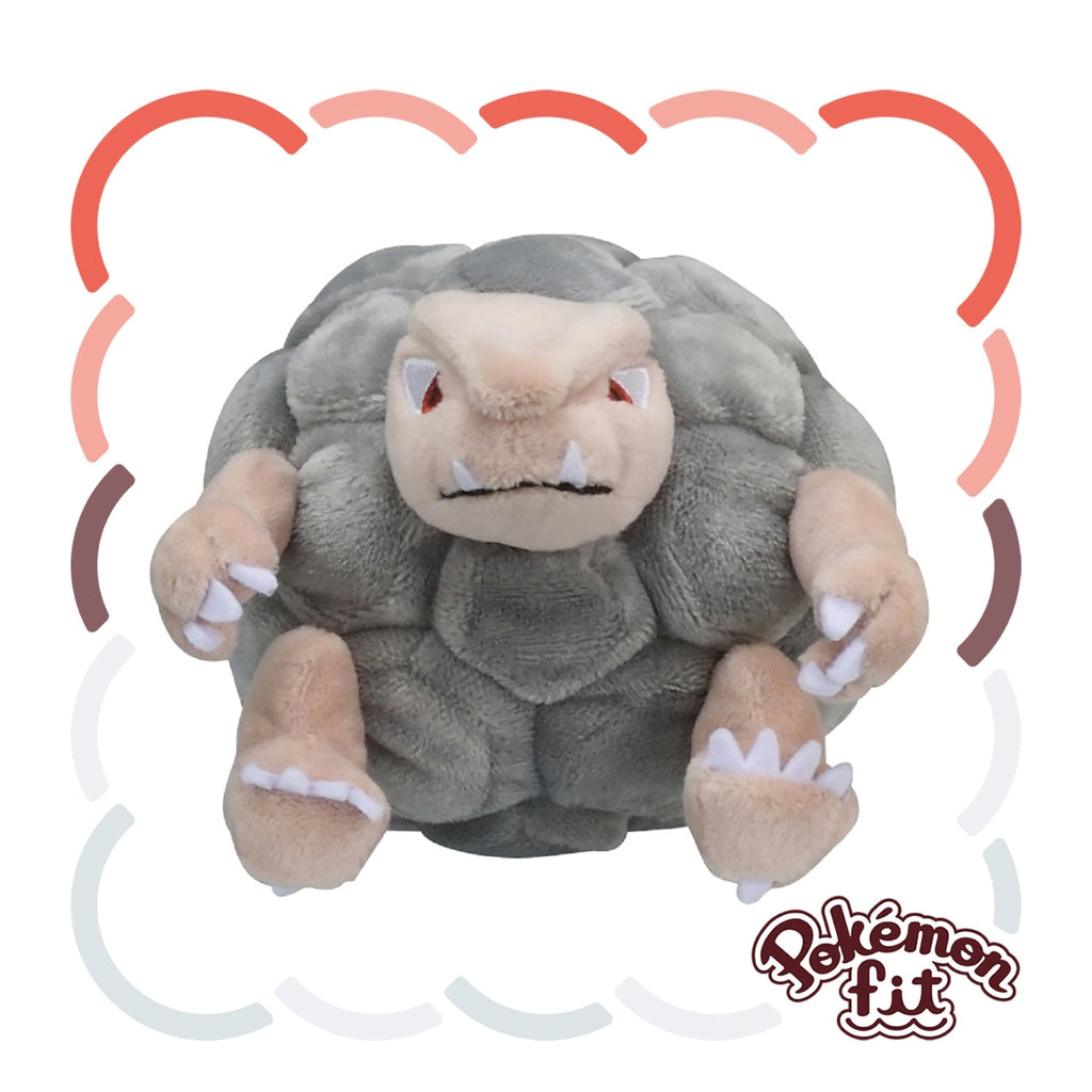 Pokémon Fit Golem (#76) Official Plush – Pokémon Center Japan