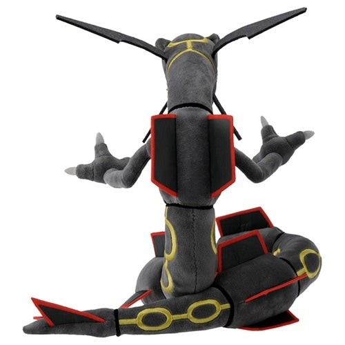 Japan exclusive black Rayquaza plushie, official Pokemon merchandise