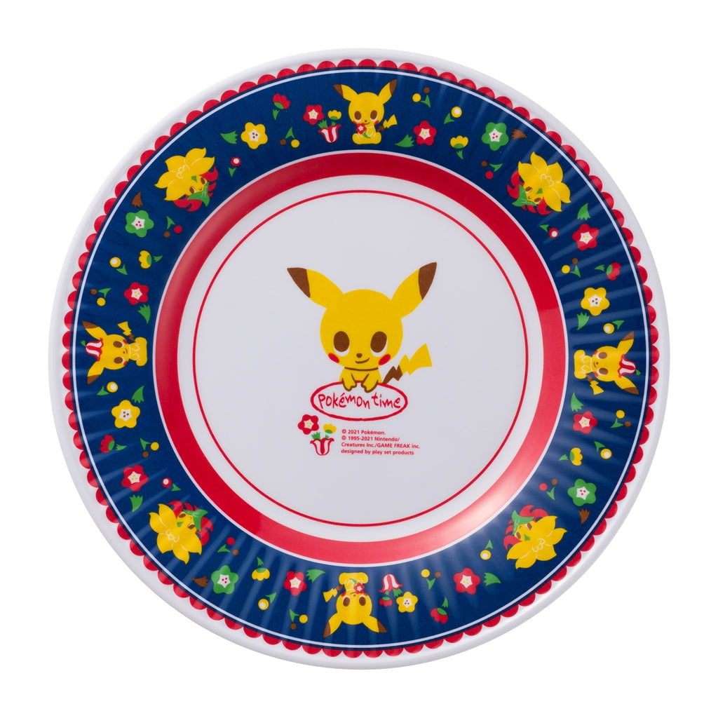 Melamine plate Pokemon time Pikachu red