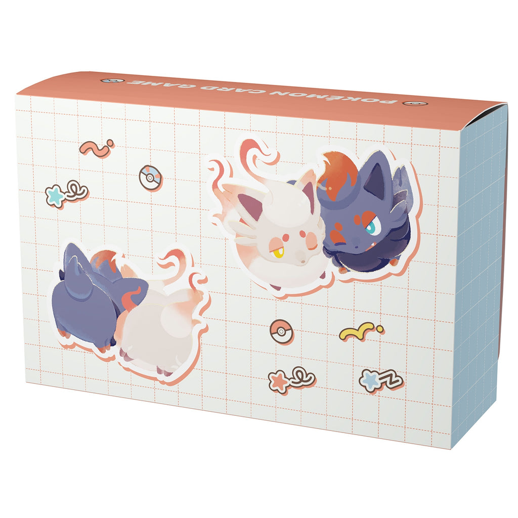 Pokémon TCG Double Deck Case – Zorua & Hisuian Zorua Look-Alikes