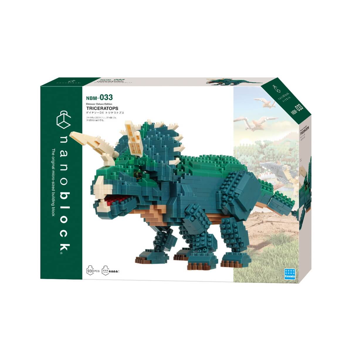 Nanoblock Dinosaur DX Triceratops